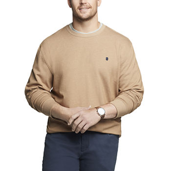 IZOD Classic Mens Crew Neck Long Sleeve Layered Top Big and Tall