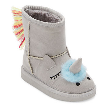 Thereabouts Little Girls Quinn Flat Heel Winter Boots