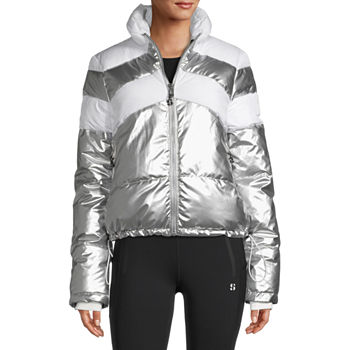 Sports Illustrated Colorblock Puffer Water Resistant Midweight Puffer Jacket