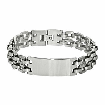 Stainless Steel 8 Inch Id Bracelet