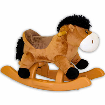 Ponyland 24" Brown Plush Rocking Horse"