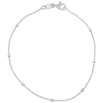 Silver Treasures 7.25 Inch Chain Bracelet