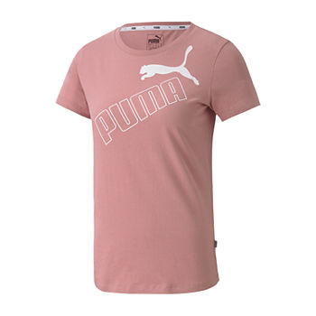 Puma Womens Crew Neck Short Sleeve T-Shirt