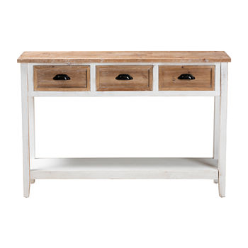 Benedict Living Room Collection 3-Drawer Console Table