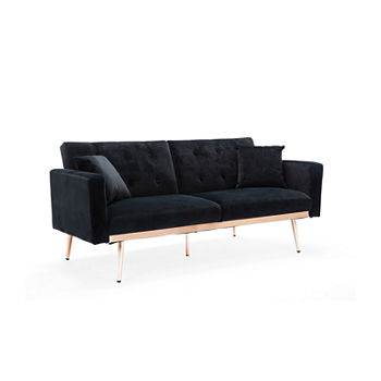 Vanita Living Room Collection Track-Arm Sleeper Sofa