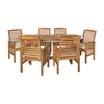 Willard Collection 7-pc. Patio Dining Set Weather Resistant