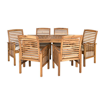 Willard Patio Collection 7-pc. Patio Dining Set Weather Resistant