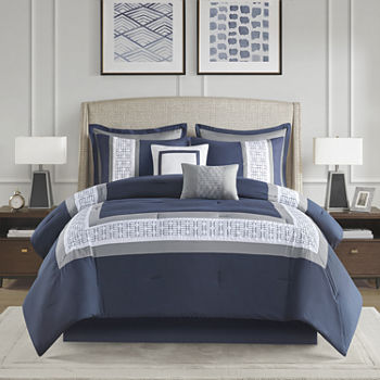 510 Design Kingwood 8-pc. Midweight Embroidered Comforter Set