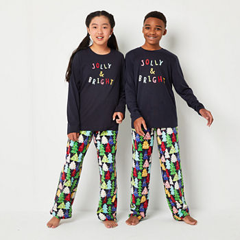 North Pole Trading Co. Kids Little & Big Unisex 2-pc. Pajama Set