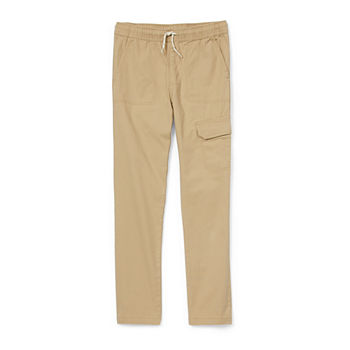 Thereabouts Cargo Little & Big Boys Straight Pull-On Pants