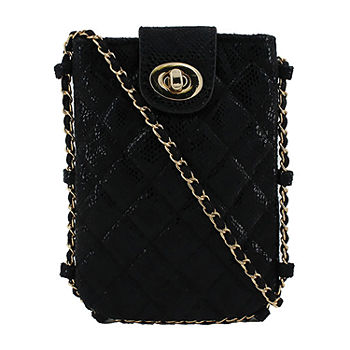 Olivia Miller Quilted Phone Crossbody Bag