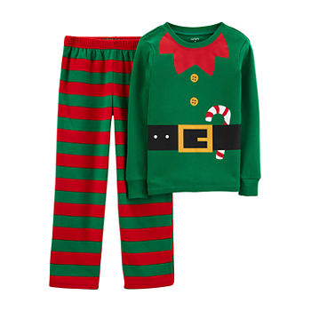 Carter's Christmas Little & Big Unisex 2-pc. Pant Pajama Set