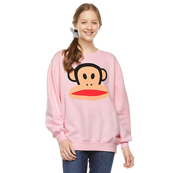 Paul Frank Juniors Womens Oversized Graphic Sweatshirt
