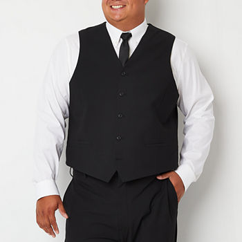 JF J.Ferrar Ultra Comfort Mens Stretch Fabric Regular Fit Suit Vest - Big and Tall