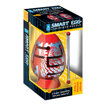 BePuzzled Smart Egg 2-Layer Labyrinth Puzzle - RedDragon: Difficult