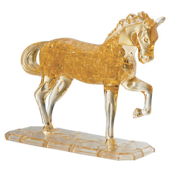 BePuzzled 3D Crystal Puzzle - Horse: 98 Pcs