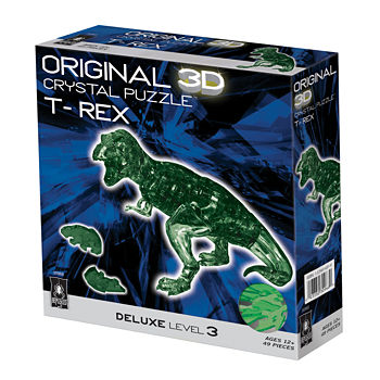 BePuzzled 3D Crystal Puzzle - T-Rex: 49 Pcs