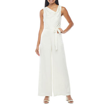 Melonie T Sleeveless Belted Jumpsuit
