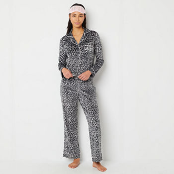 Juicy By Juicy Couture Womens Long Sleeve 4-pc. Pant Pajama Set