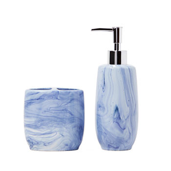 Saturday Knight Batik Blues Tuscan Soap/Lotion Dispenser