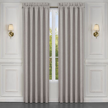 Five Queens Court Maryanne Light-Filtering Rod Pocket Set of 2 Curtain Panel