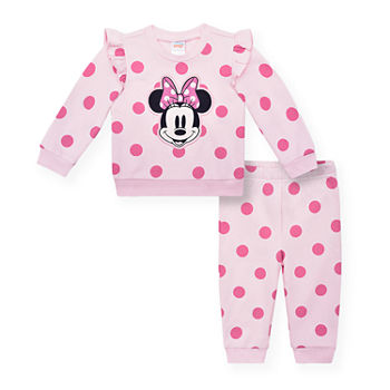 Baby Girls Minnie Mouse 2-pc. Pant Set