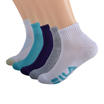 Fila 5 Pair Quarter Socks Womens