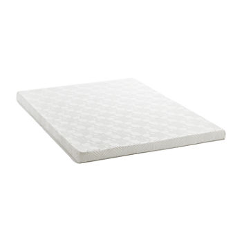 Dream Collection By Lucid 3 inch Gel Covered Mattress Topper
