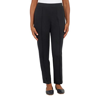 Alfred Dunner Empire State Womens Slim Pull-On Pants