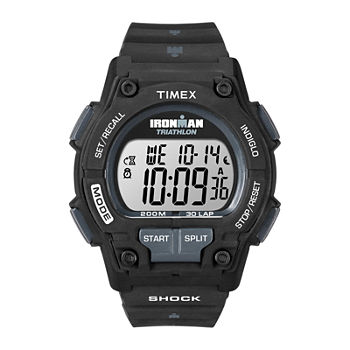 Timex® Ironman Endure Mens Black Resin Strap 30-Lap Watch T5K1969J