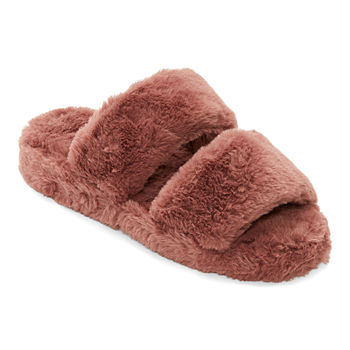 Mixit Dual Band Womens Slip-On Slippers