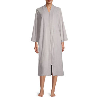 Adonna Womens Petite Long Sleeve Plush Robe