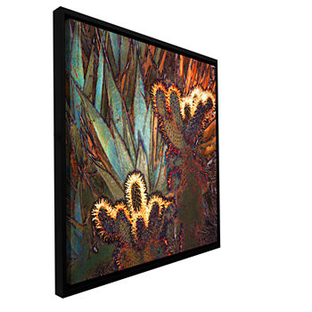 Borrego Cactus Patch Gallery Wrapped Floater-Framed Canvas Wall Art