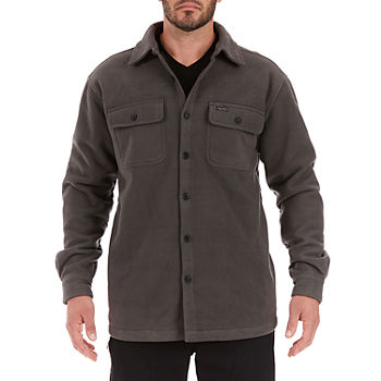 Smiths Workwear Sherpa Lined Fleece Mens Shirt Jacket
