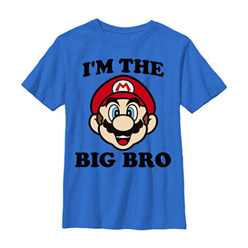 Little & Big Boys Crew Neck Short Sleeve Graphic T-Shirt