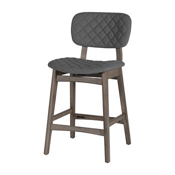 Albany Bay Counter Height Upholstered Bar Stool
