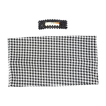 Mixit Houndstooth Hair Goods Set 2-pc.