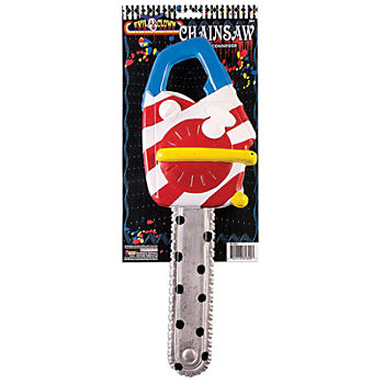 Scary Clown Chainsaw 3-Pc. Adult Costume Accessory