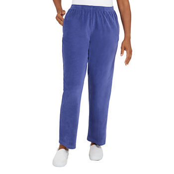 Alfred Dunner The Big Easy Womens Straight Pull-On Pants
