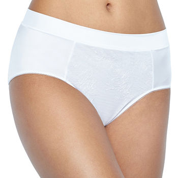 Ambrielle® Embroidered Tummy-Smoothing Modern Briefs