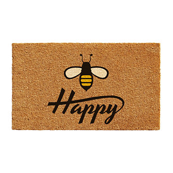 Calloway Mills Bee Happy Rectangular Outdoor Doormat