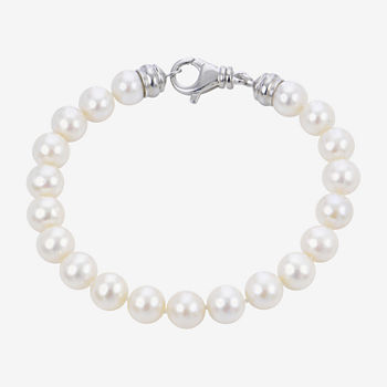 Genuine White Cultured Freshwater Pearl Strand Bracelets