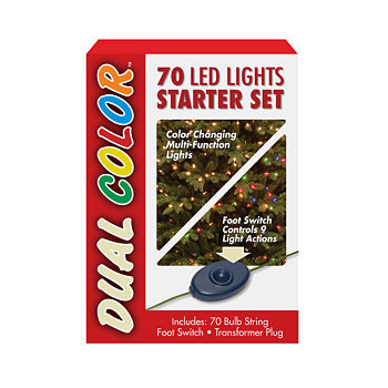 National Tree Co. 70-Light Dual Color Led Multi-Color Indoor Outdoor String Lights