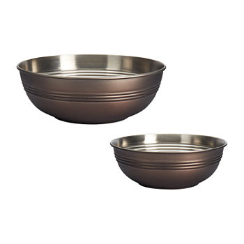 Tabletops Unlimited 2-pc. Metal Serving Bowl