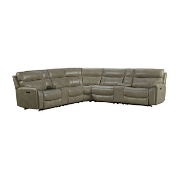 Topaz 7-Piece Sectional With Power Console