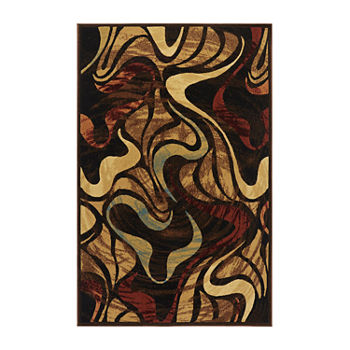Home Dynamix Catalina Picasso Abstract Loomed Indoor Rectangular Accent Rug