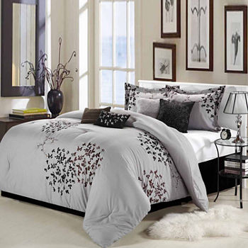 Chic Home Cheila 8-pc. Midweight Embroidered Comforter Set
