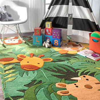 nuLoom Hand Tufted King of the Jungle Rug