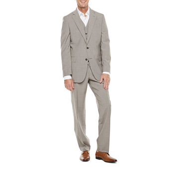 Stafford Signature Coolmax Brown Texture Big and Tall Suit Separates