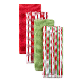 Homewear Holiday Pattern 4-pc. Kitchen Towel